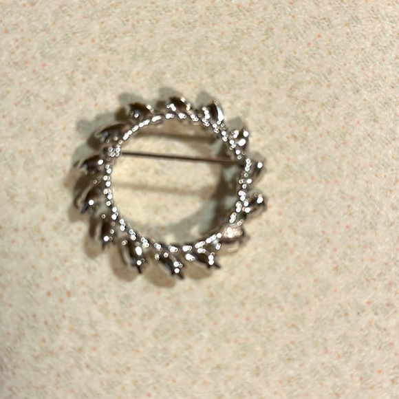 Vintage Van Dell sterling crystal rhinestone broach (680) - Picture 3 of 5